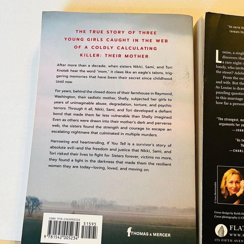 Book bundle of three‎ books If You Tell Behind Her Eyes The Silent Woman - Picture 5 of 10